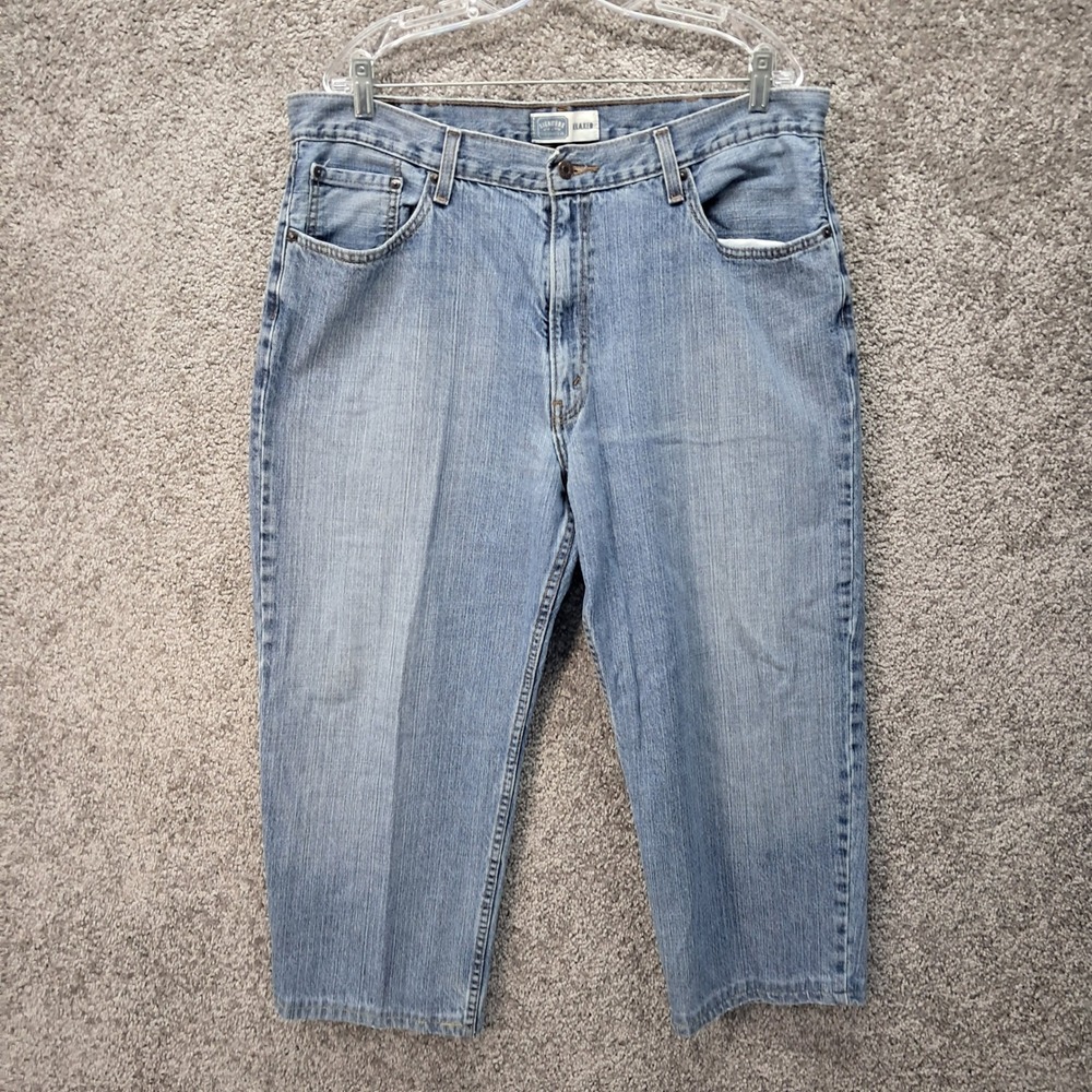 Signature by Levi Strauss & Co Mens Relaxed Fit Light Wash Blue Jeans 40x30